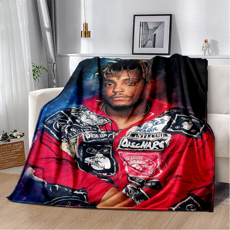 2025 New Style Juice WRLD 999 Legend Rapper Album Blanket,Soft Throw Blanket for Home Bedroom Bed Sofa Travel Cover Kid Gift