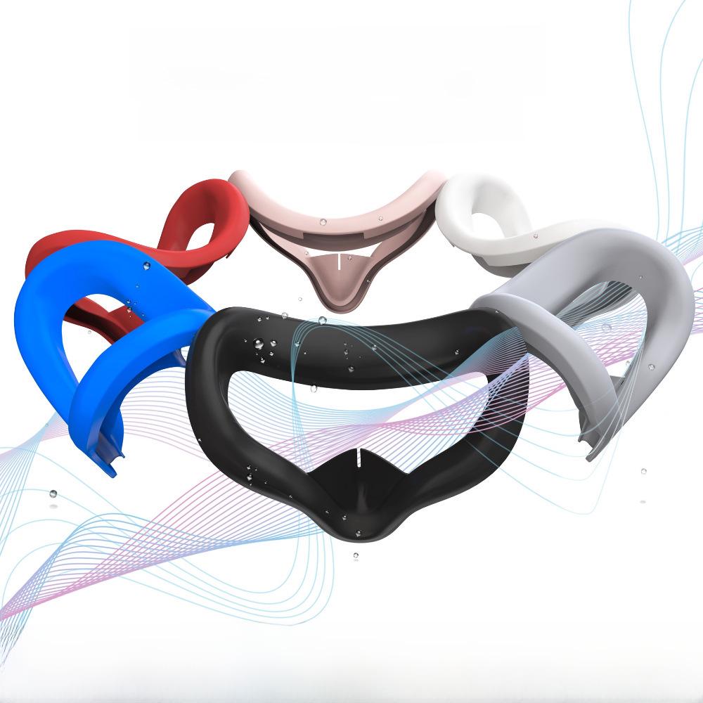 Силиконовая накладка на солнцезащитный козырек Oculus Quest 2: Защитная маска для глаз VR от пота