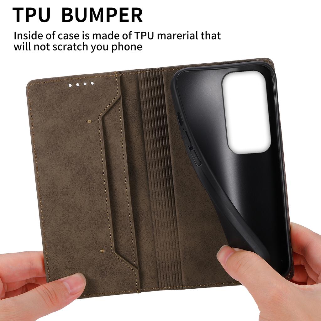DF-05 For Oppo Reno12 Pro 5G (Global) Case PU Leather Phone Cover RFID Blocking