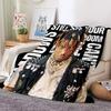 HD Juice WRLD  D Легендарный Рэпер Звезда Мягкое Плюшевое Одеяло Фланелевый Плед для Гостиной Спальни Пикника Кровати Дивана