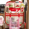 Cute Cartoon Lion Car Organizer Seat Back Storage Bag Hanging Stowing Tidying Baby Kids Travel Universal Auto Multi-pocket Bag