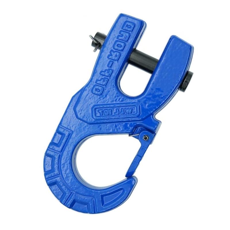 3/8" Tow Winch Hook 10T Winch Hook, Vehicle Recovery Winch Hook For Synthetic Rope Steel Construction 31967Lbs