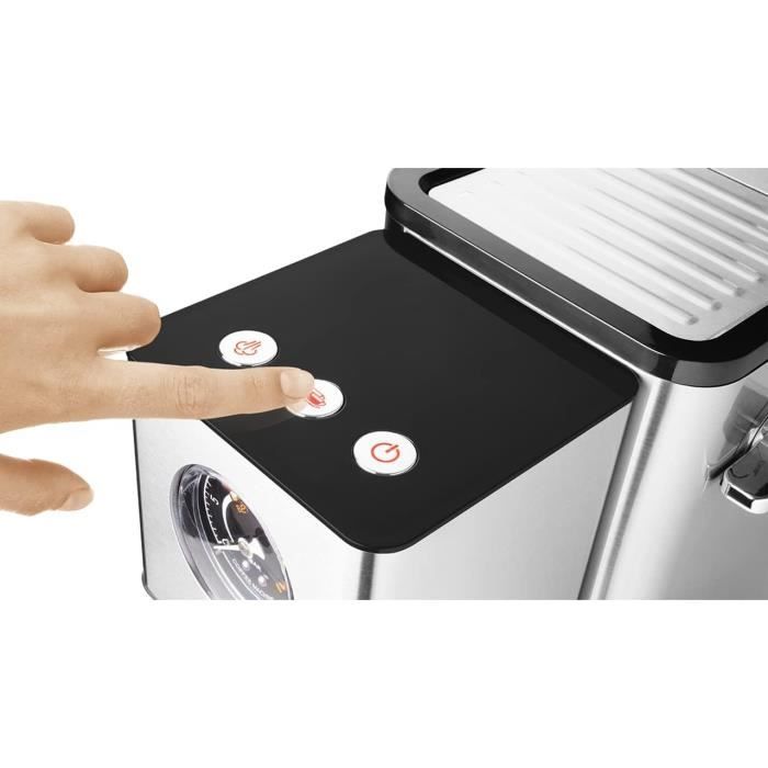 Machine Expresso - Catler - ES300 - Pompe Italienne 20 bars - Mousseur à Lait - Acier Inoxydable