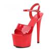 Pole Dance Shoes Stripper High Heels Women Sexy Show Shoes Sandals Party Club 13 15 17 Cm Platform High -Heeled Shoes Wedding New