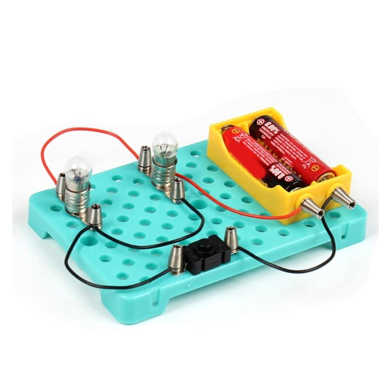 Educational Circuit Experiment Set Hands On Assembly Series and Parallel Circuits Components for Teaching Demonstration