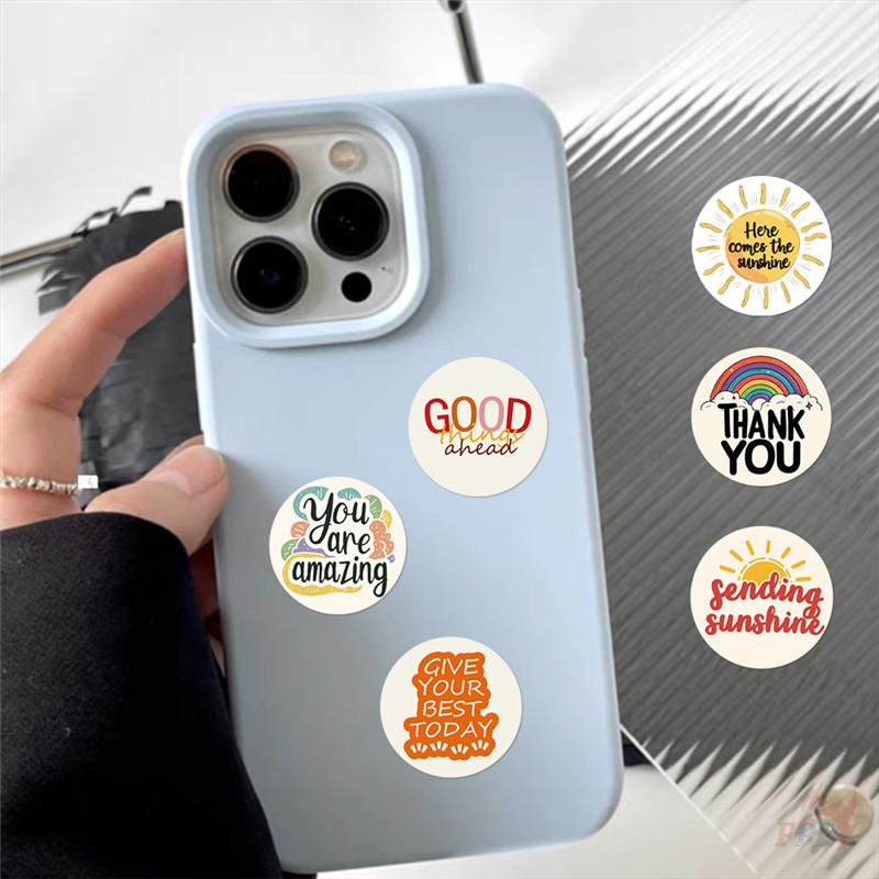 500 шт./рулон Sunshine Art Healing Words Kids Rewards Stickers - DIY Scrapbooks Декор Альбома Герметизация Этикетки Наклейки