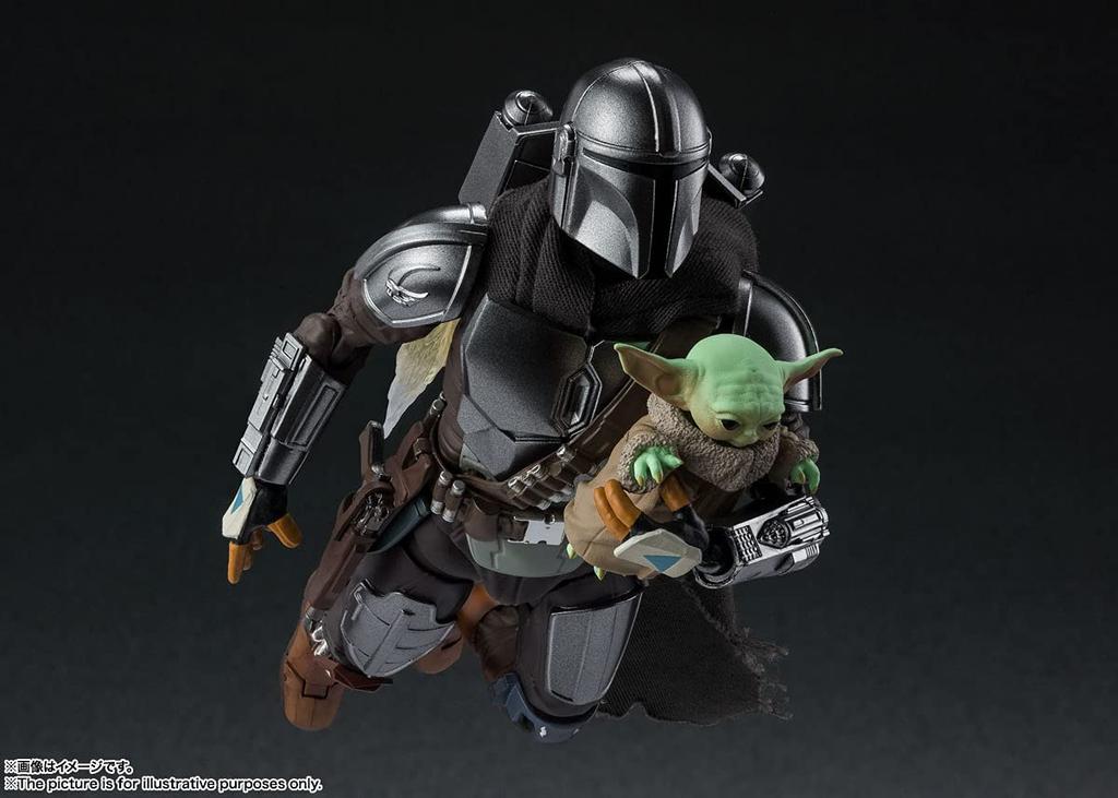 TAMASHII NATIONS Star The Mandalorian Mandalorian 150mm Painted Movable Figure SHFiguarts Wars (Дин Джарин) приблизительно. АБС&ПВХ&Ткань