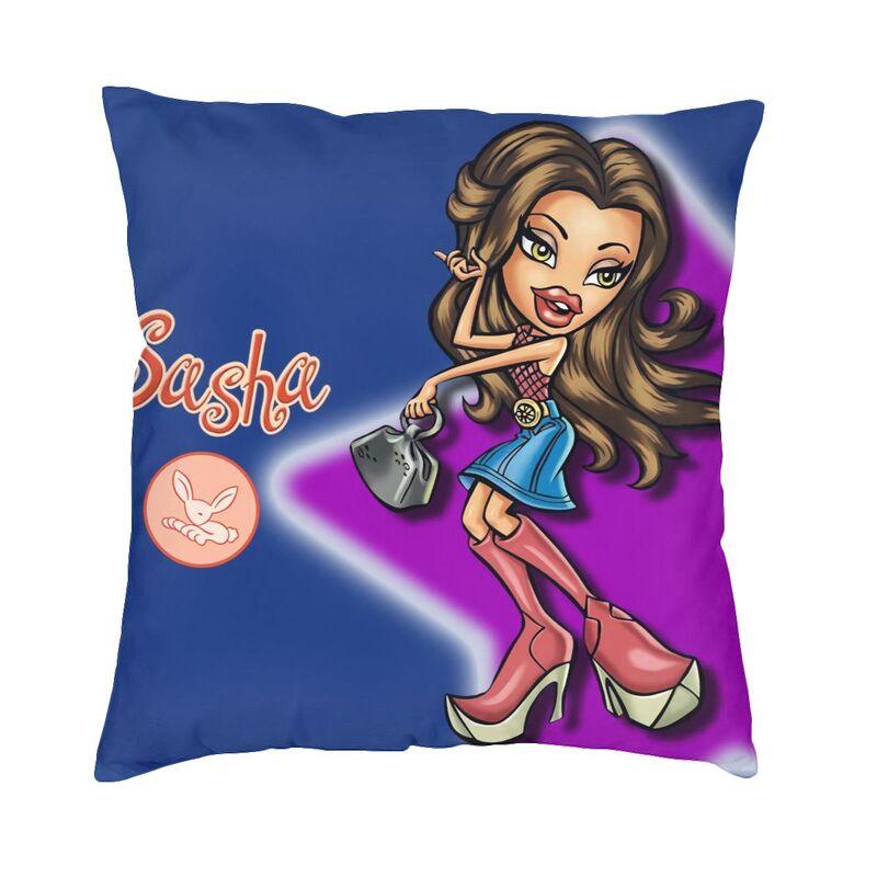 Персонализированный чехол для подушки Bratz Rock Angelz 45x45 см, Декор для дома, аниме, манга, ТВ, скандинавский чехол для подушки, мягкая наволочка