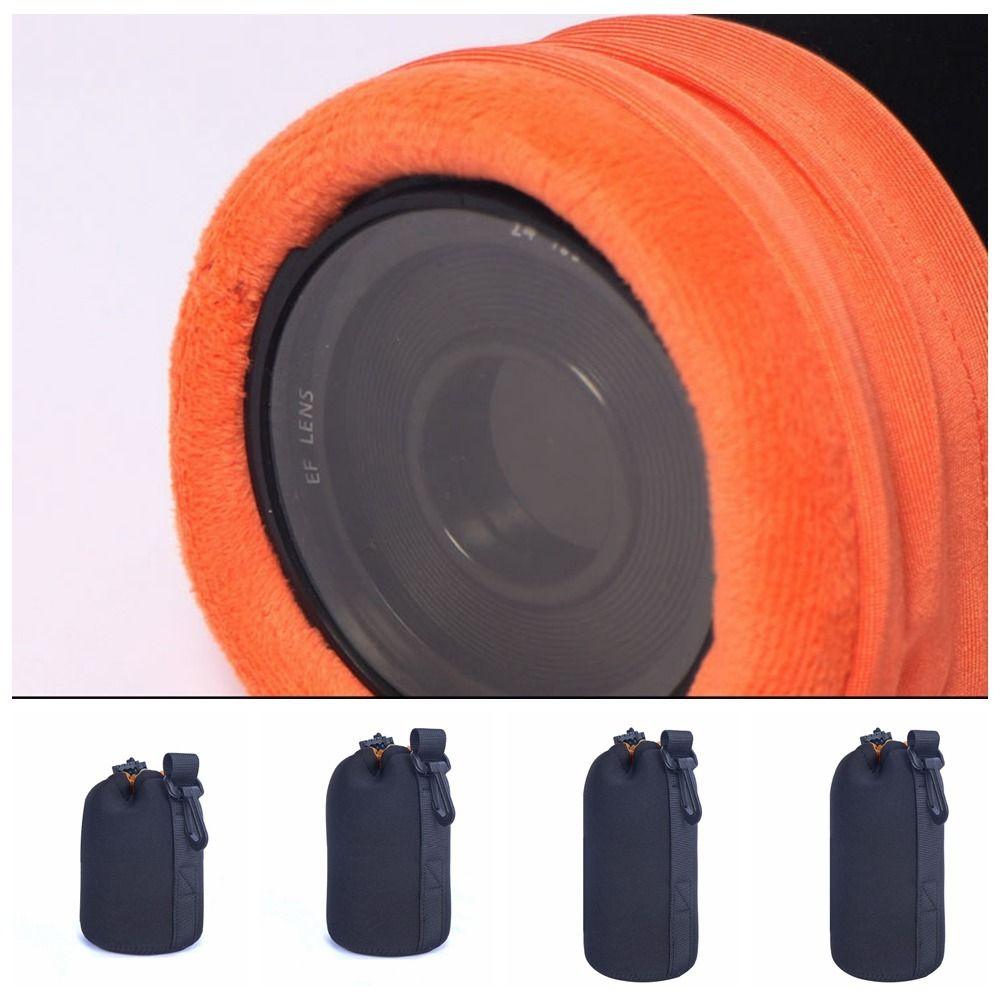 Neoprene Camera Lens Pouch Bag S/M/L/XL Waterproof Lens Bag Neoprene Lens Bag Digital SLR Camera