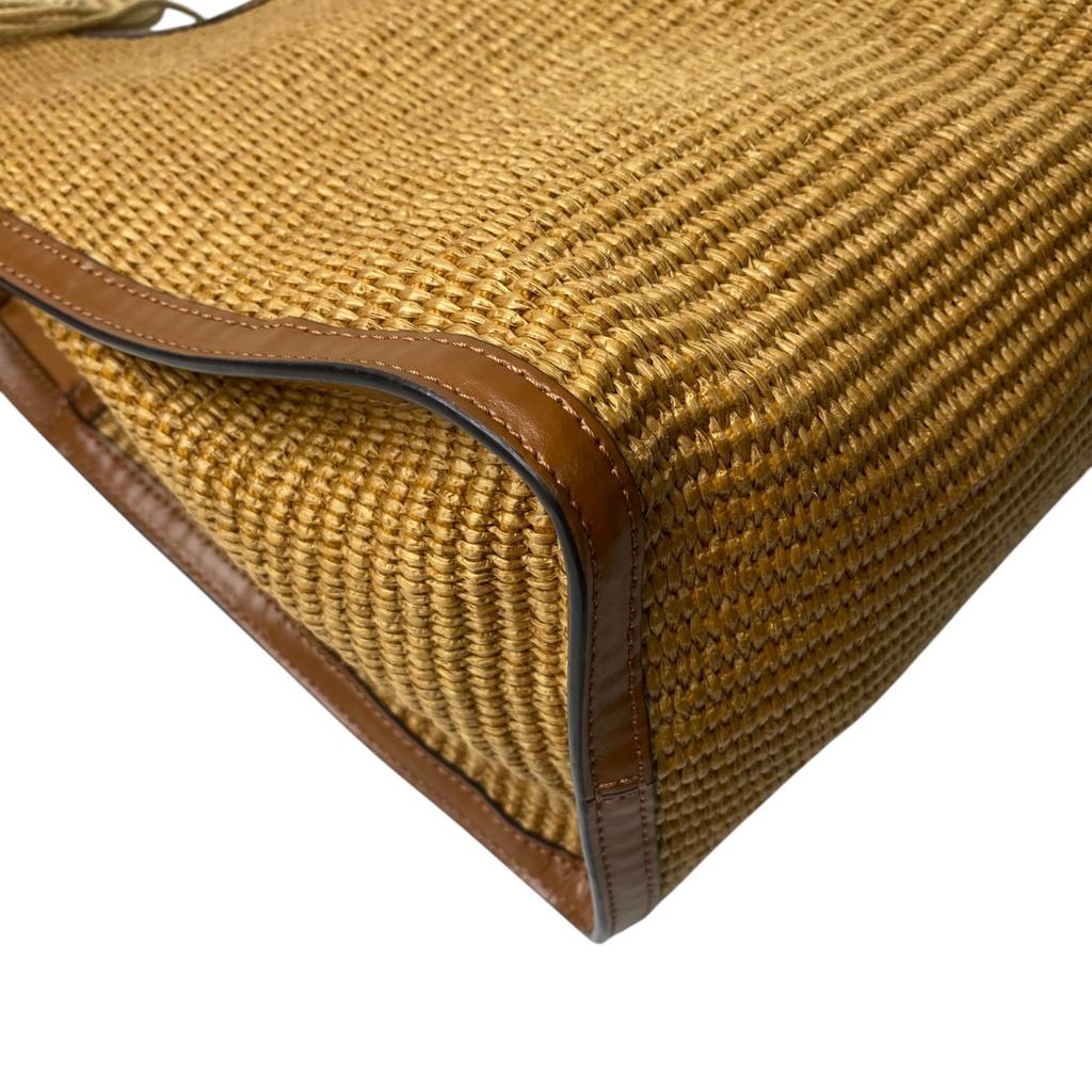 Used MARNITote Bag Brown leather/cotton Women