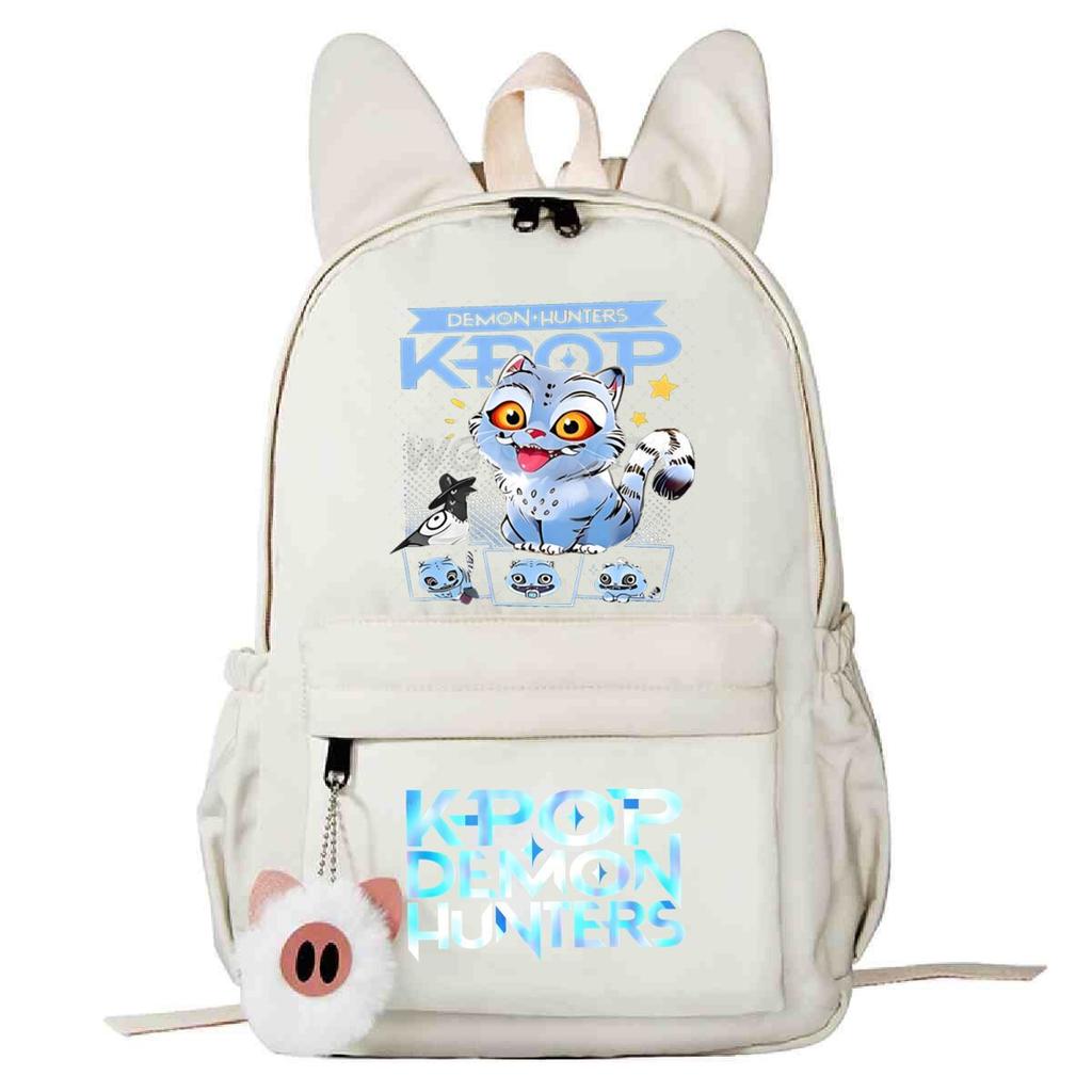 K-pop охотник на ведьм милые кроличьи ушки персонализированный рюкзак колледжский ветер тренд ins ученик средней школы школьный рюкзак