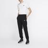 Nike Спортивные флисовые спортивные брюки с эластичным поясом для мужчин, черные, BV2738-010