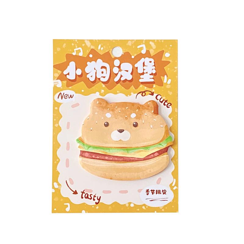 Милый мультяшный животный стикер-заметка Тост Хлеб Студенческий отрывной блокнот Стикеры Блокнот