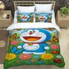 Doraemon Anime Series Bedding Set, Including Duvet Cover and Pillowcases, 3-piece Set; Bedroom Décor Can Be Customized.