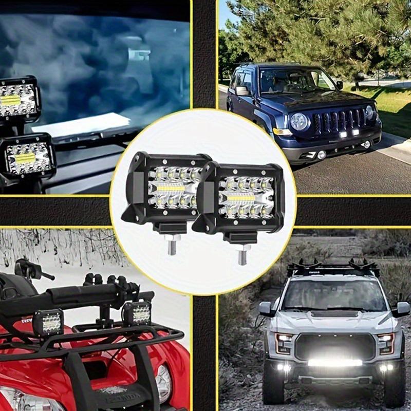 24 В Светодиодная Рабочая Световая Панель Автомобильные Светодиодные Прожекторы Высокой Яркости 60 Вт 20 светодиодов Рабочие Фонари Для Пикапа Фургона Джипа Внедорожника 4x4