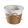 Easy To Use Plant Pot Paper Rope Braided Woven Basket Braided Flower Pot  for Indoor Outdoor Plants