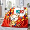 Bobo Theme Printed Blanket - Perfect for Couch, Bed, Travel & Outdoor Use | Machine Washable, Cozy & Durable.