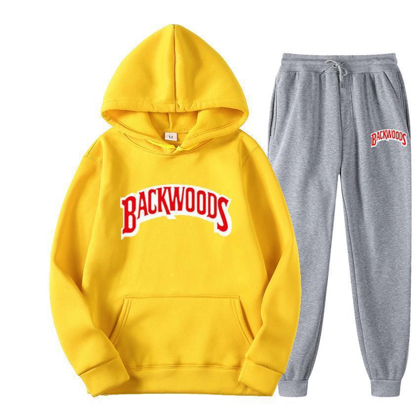 Мужской спортивный комплект с худи на флисовой подкладке Backwoods
