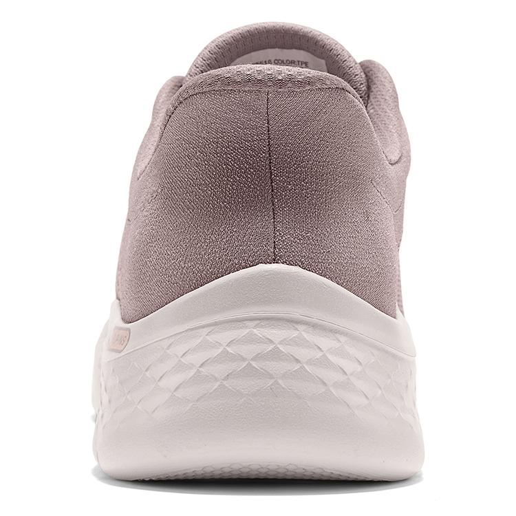 Skechers Go Walk Удобные Модные Простые Универсальные Низкие Кроссовки Женские Сникеры Серый Коричневый 125516-TPE