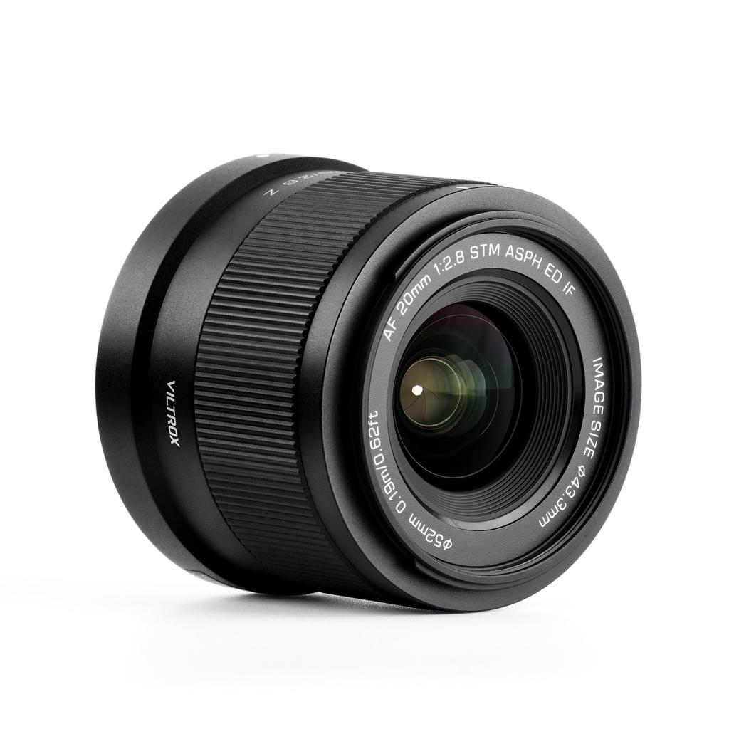 VILTROX AF 20mm Z Mount Nikon Z Mount Interchangeable Compatible with Nikon Z6II and Z9 Mirrorless Prime Lens F2.8 Wide-Angle Lens, Full-Frame Lens,