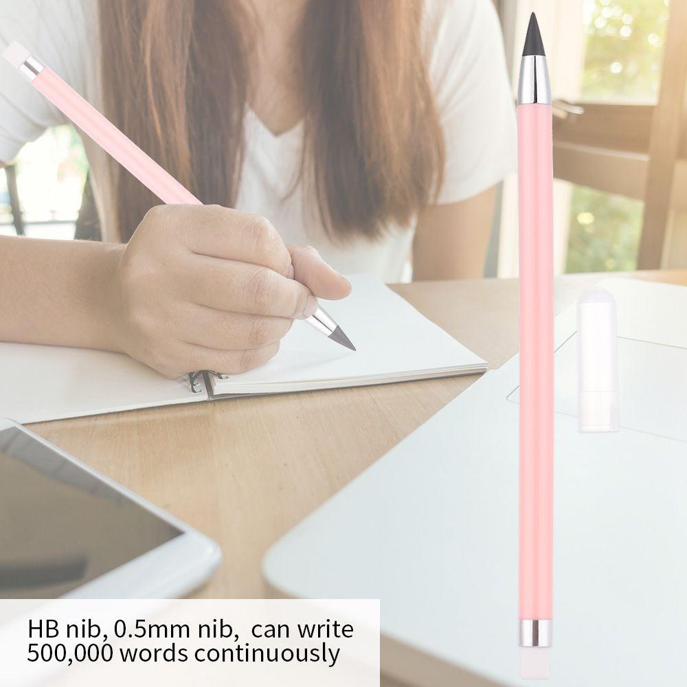 School Stationery Macarons Color Inkless Eternal Pencil Unlimited Writing Pen Sketch Tool No Ink HB