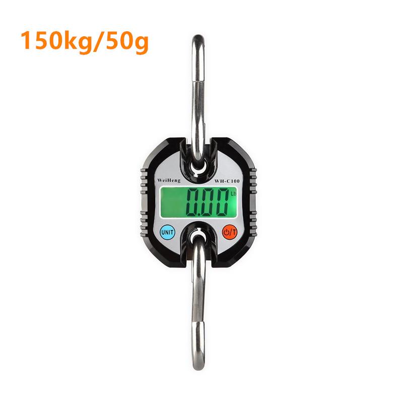 Крановые весы цифровые 300 кг 150 кг/50 г 200 кг/100 г 500 кг/100 г тяжелые подвесные весы портативные цифровые из нержавеющей стали