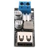 Понижающий модуль питания DC-DC, 12В 24В 6В 32В до 5В, быстрая зарядка USB QC3.0