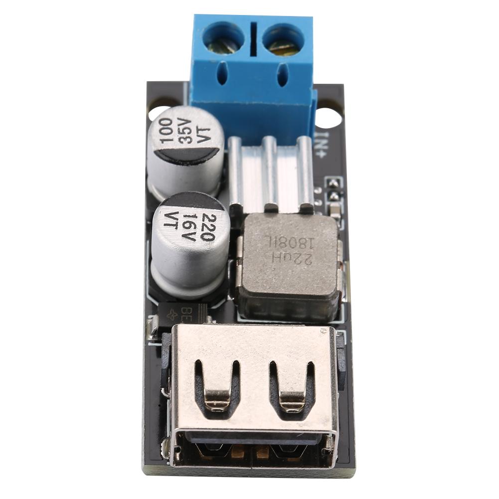 Понижающий модуль питания DC-DC, 12В 24В 6В 32В до 5В, быстрая зарядка USB QC3.0