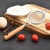 Wooden Handle Strainer Colander 304 Stainless Steel Fishing Spoon Kitchen Tools Mesh Skimmer  Sugar