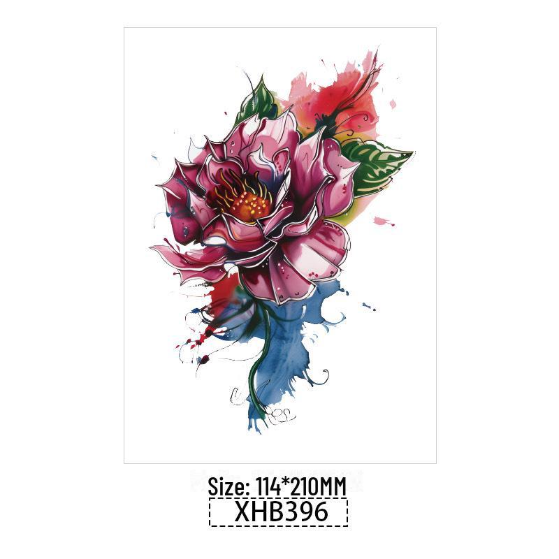 3D реалистичные временные татуировки-наклейки с изображением бабочек, тигров и змей