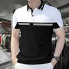 Мужская футболка, повседневная и модная мужская рубашка-поло с коротким рукавом