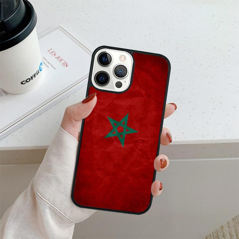 Morocco Maroc Moroccan Flag Phone Case For iPhone 17 Air 16 pro max 15 14 plus 12 13 Shell Cover coque