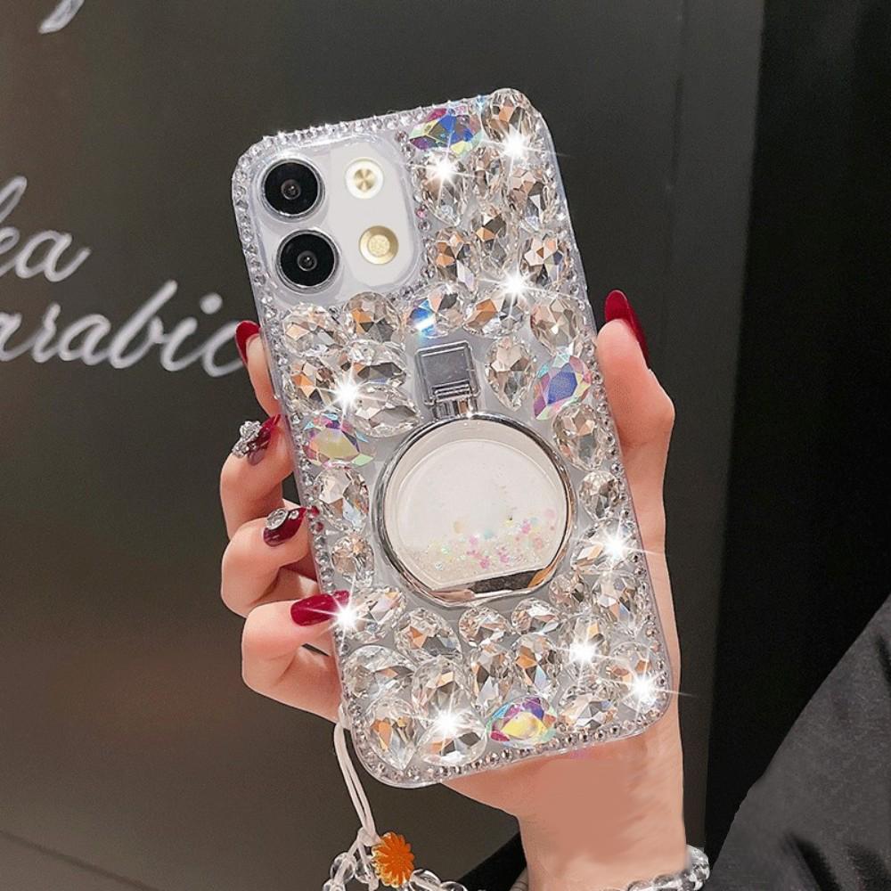 Роскошный чехол со стразами для Samsung S23 S22 Ultra S21 Plus S20 FE A14 A34 A54 A13 A33 A23 A53 A32 A42 A52 A72 A22 A51 A12/iphone 14 13 12 Diamond Cover