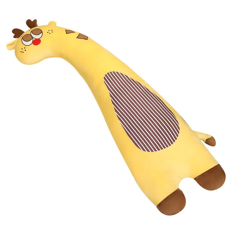 Милая мягкая подушка-кролик-динозавр, плюшевая игрушка, кукла-собачка, кукла-олень, кукла для успокоения для девочки