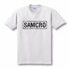 Sons of Anarchy SAMCRO Print T-shirt Men Women Trend Hip Hop Rock Oversized Short Sleeve Tee Cotton T Shirts Clothes Tops 65051