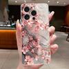 Cases For iPhone 16 Pro Max 16Pro Flower Butterfly Phone Case For iPhone 16e 16 Plus Soft Silicone Transparent TPU Back Cover