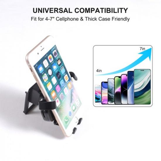 Dashboard Airvent Console Phone Holder Bracket For Volkswagen Golf 2014-