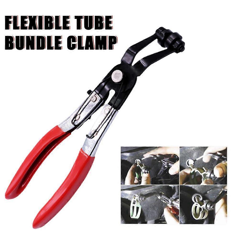 45° Hose Clamp Pliers Locking Removal Installer Water Tube Fuel Wire Clamp