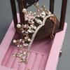Bridal Alloy Rhinestone Crown Headdress New Baroque Crown Wedding Gauze Accessories Crystal Gold Birthday Hair Accessories