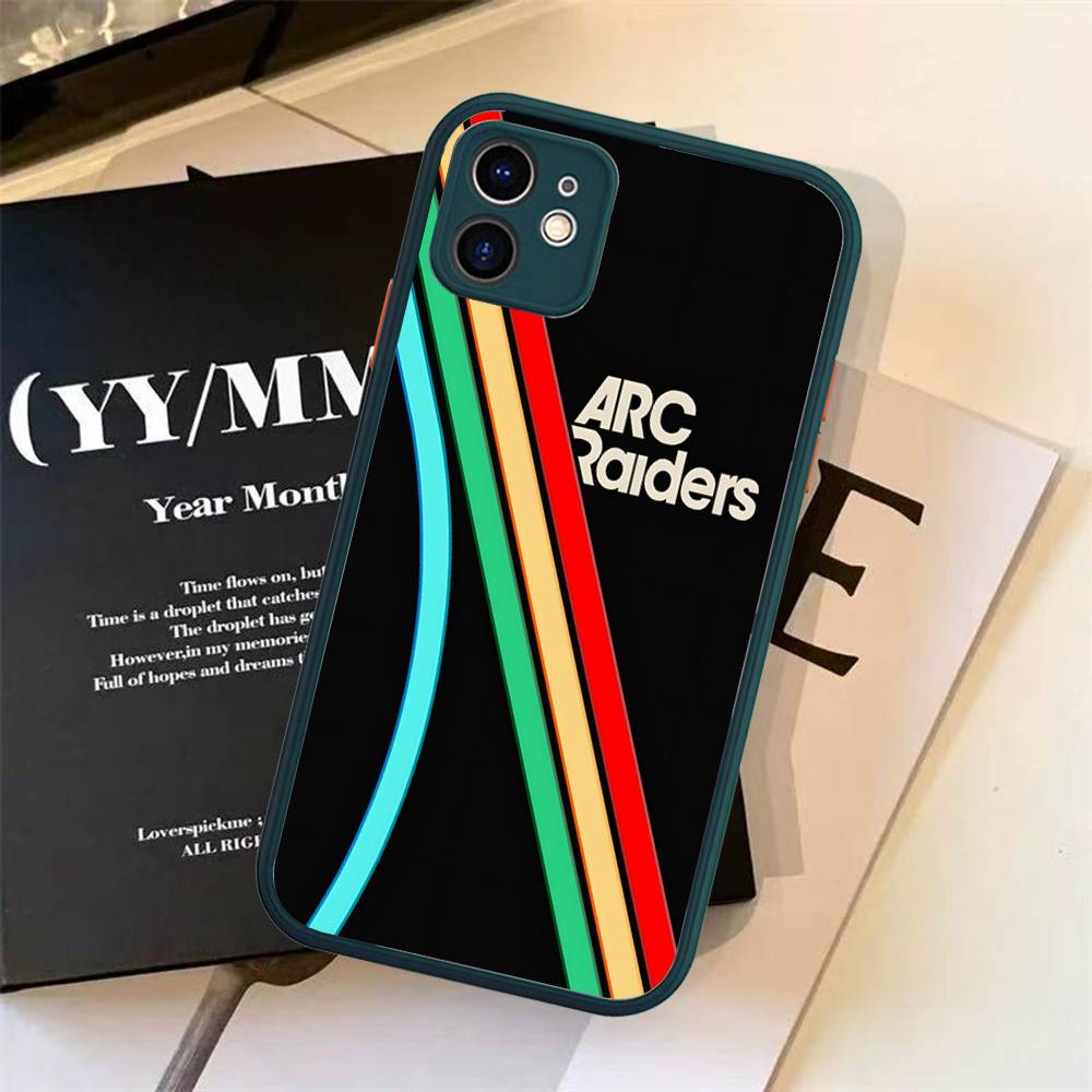 Чехол для телефона Game A-ARC R-Raiders Для IPhone 13 12 X XS MAX Pro Max 16 15 11 14 Pro Max Ударопрочный Матовый Чехол