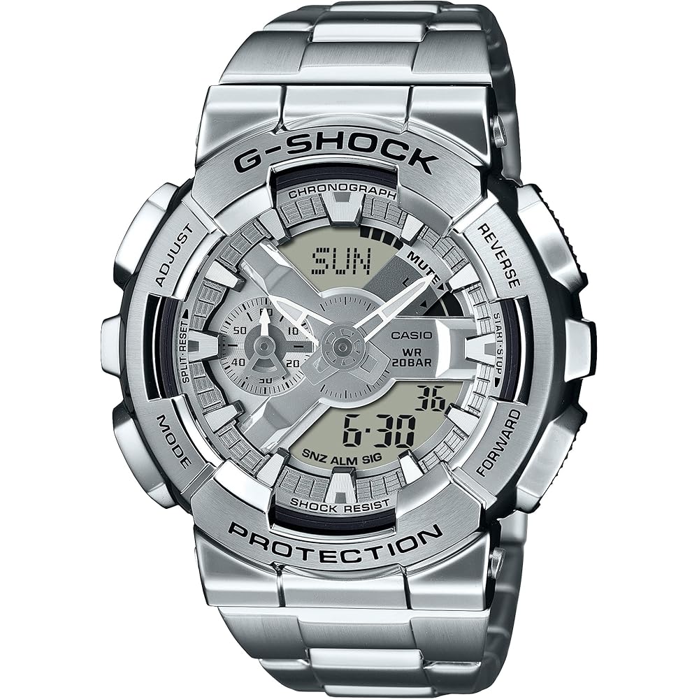 Casio G-Shock GM-110D-8AJF Men's Metal Covered Watch Silver