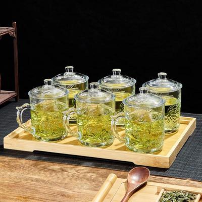 Набор жаропрочных боросиликатных стеклянных чашек для чая OLOEY