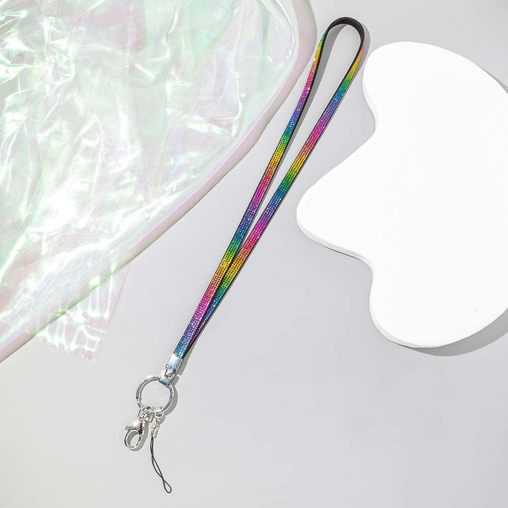 Lanyard Luxury Rhinestone Keys Holder Keychain Lanyard Mobile Phone Straps Neck Strap Phone Lanyard