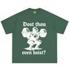 Dost Thou Even Hoist Funny Medieval Knight Gym Squat Weightlifting Tshirt for Unisex Unisex Gym Vintage Classic Fashion Tshirts