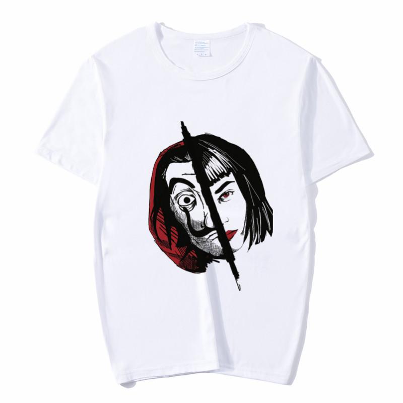 La Casa De Papel T Shirt Women Harajuku T Shirt Money Heist Graphic Tees