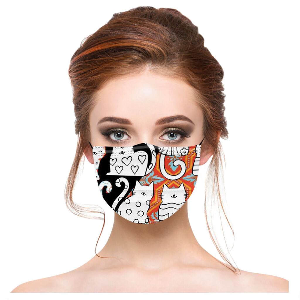 10PCS Adult's Mask Disposable Face Mask Industrial 3Ply Ear Loop
