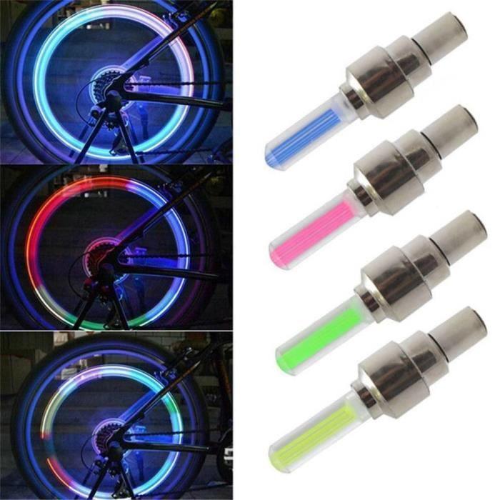 Accessoires de vélo - Type 04 - Lumières LED - 2 pièces - 4 couleurs disponibles