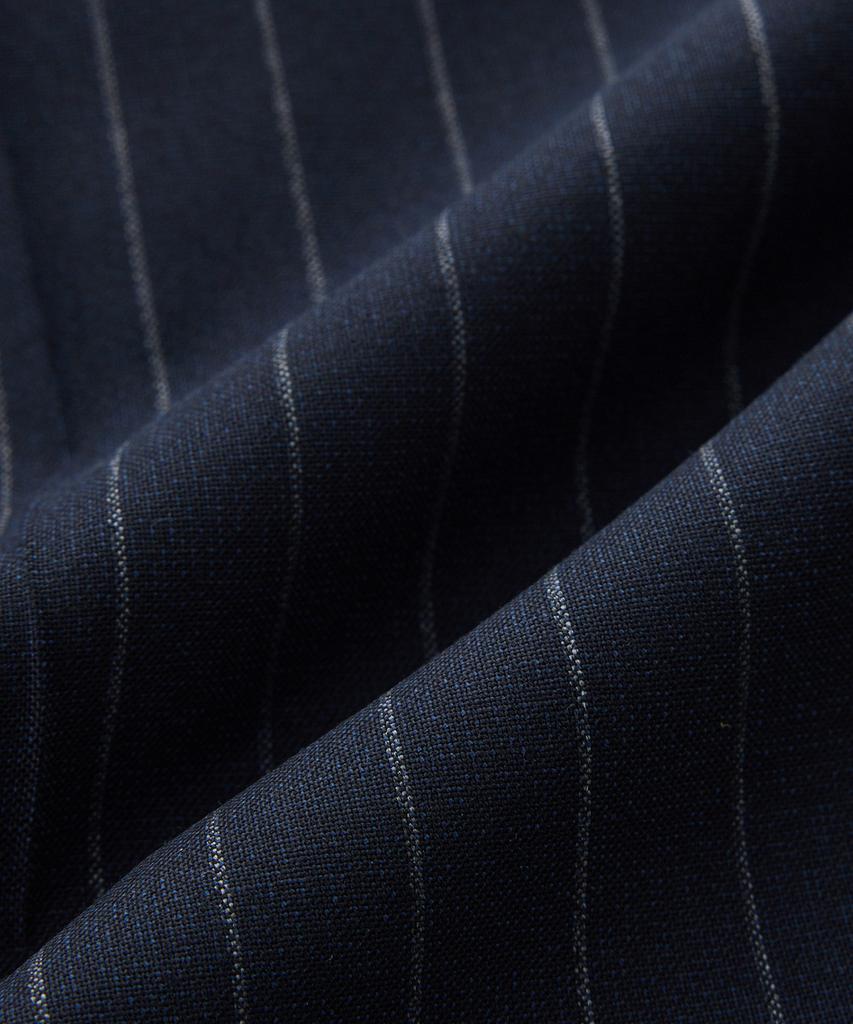 STCO Extra Fine Wool 51% Striped Summer Suit Pants_Navy (Classic Fit)_Sslxb66Ctn