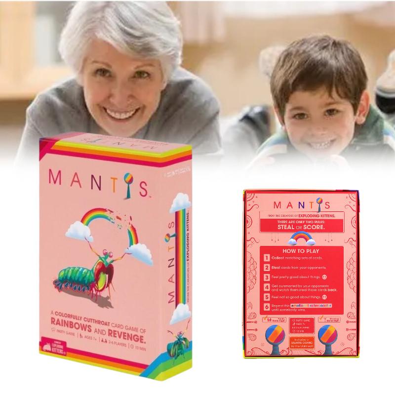 Мантис Взрывной Котёнок Мантис Игра на совпадение карт для захватывающих семейных посиделок