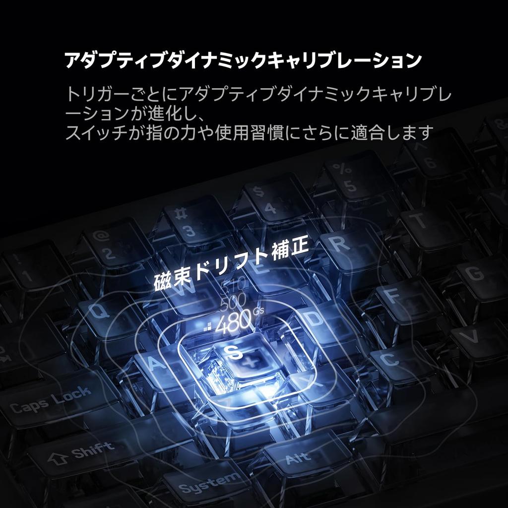 MelGeek REAL67 Wired US English RGB Gaming Magnetic Switch Rapid Hot Snap Tap Adjustable Online HIVE Customization Transparent Keyboard, Layout,